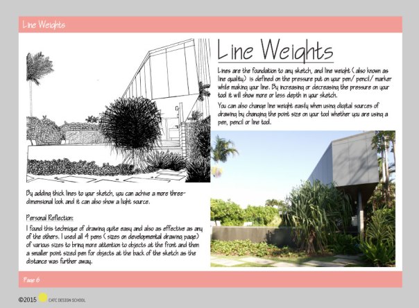 Rebecca Cottam – Assessment 2 (previously Assessment 1): Line Weights