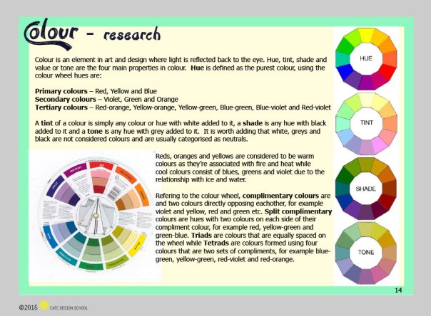 Shannon Pleming – Assessment 2 (previously Assessment 1): Colour
